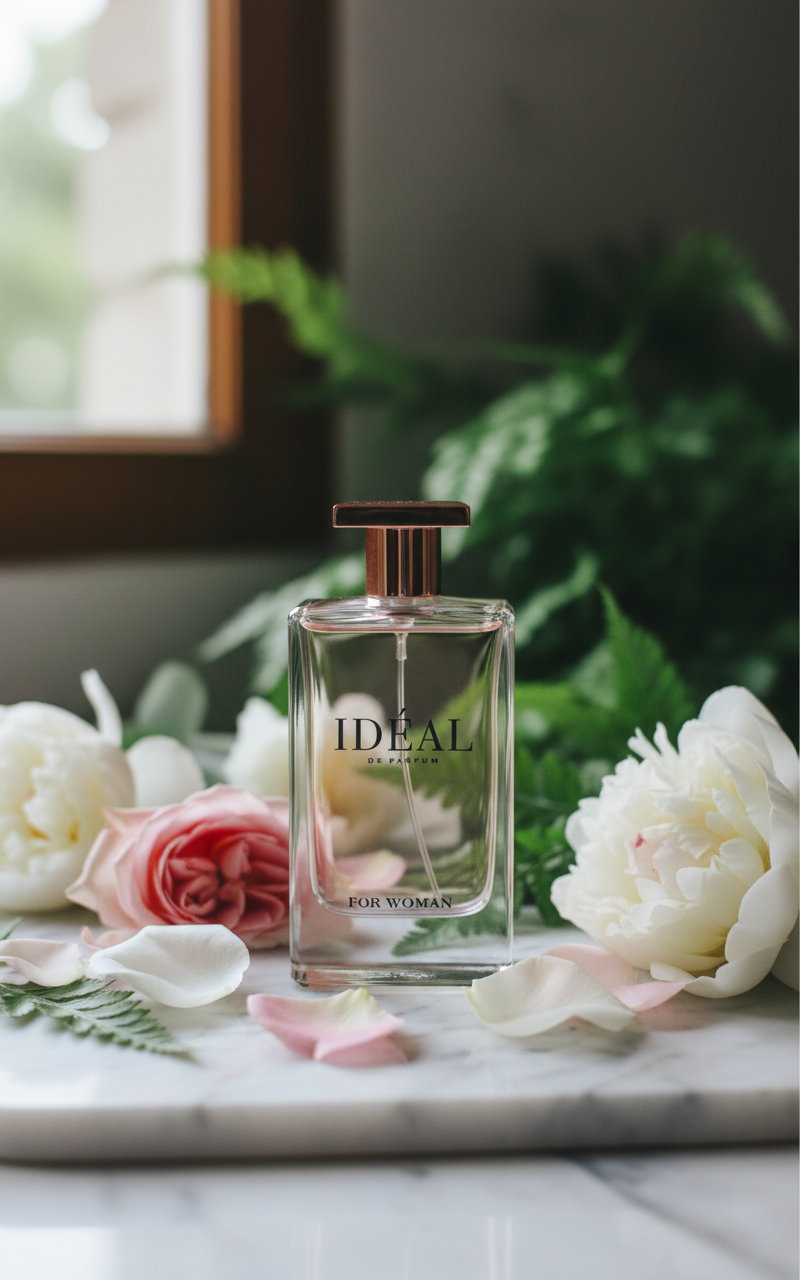 Ideal de Parfum with Natural Background