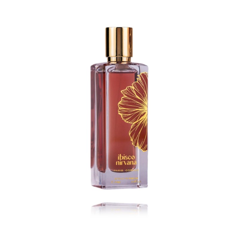 parfum exotique à l’hibiscus, notes d’agrumes, florales et ambrées