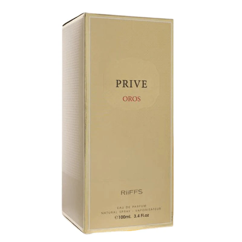 Flacon du parfum Riiffs Prive Oros Eau de Parfum pour femme, 100 ml.